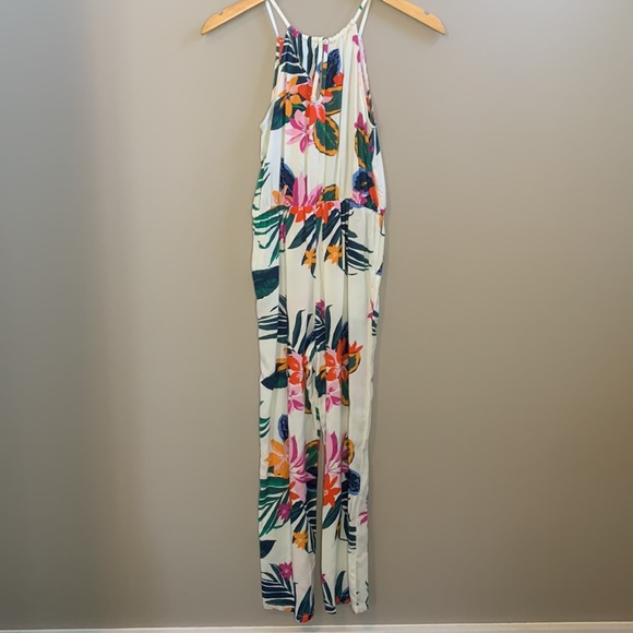 Girls Old Navy Floral Sleeveless Romper - Picture 2 of 7